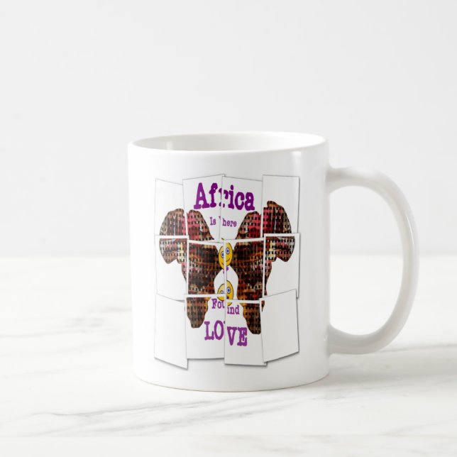 Africa is where I found Love Coffee Mug (Right)