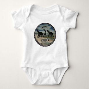 Africa Kenya Beautiful Elegant Wildlife Baby Bodysuit