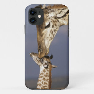Africa, Kenya, Masai Mara. Giraffes (Giraffe iPhone 11 Case