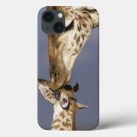 Africa, Kenya, Masai Mara. Giraffes (Giraffe