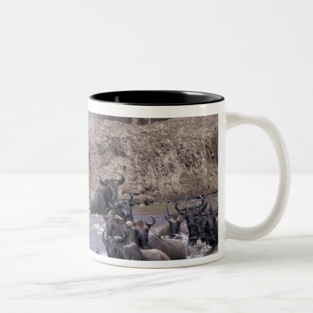 Africa, Kenya, Masai Mara National Park. Two-Tone Coffee Mug (Right)