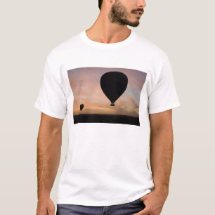 Africa, Kenya, Masai Mara. Two balloons glide T-Shirt