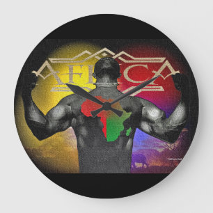 Africa Large Clock