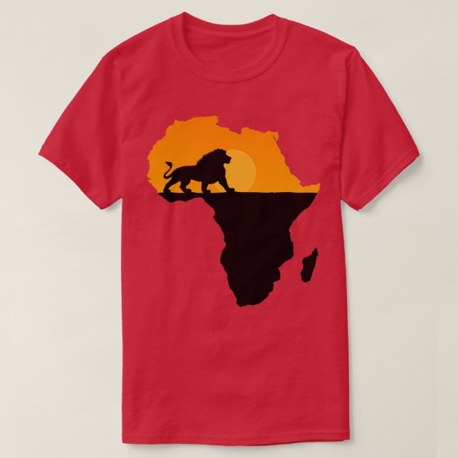 Africa Lion T-Shirt (Design Front)