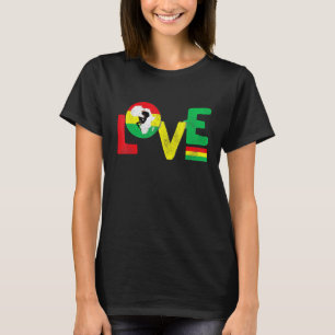 Africa Love Black History Pride African America T-Shirt