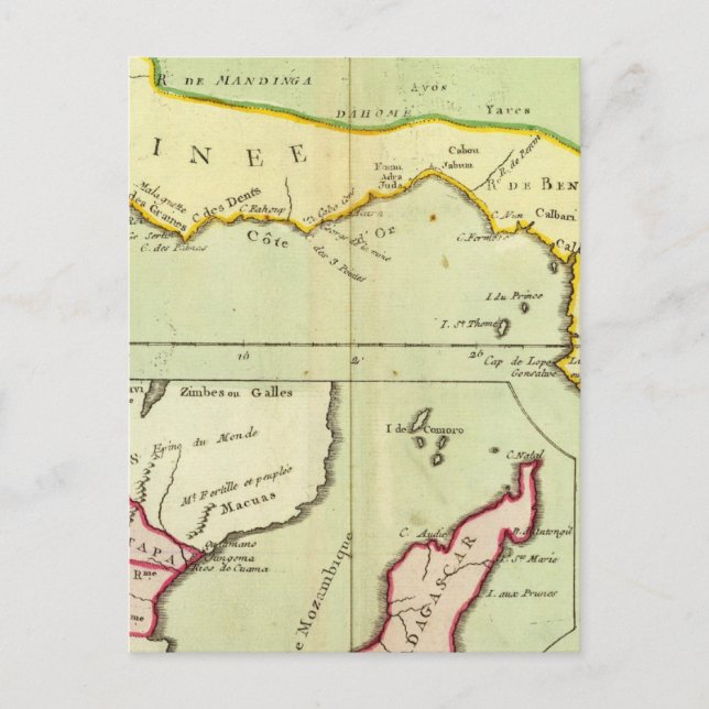 Africa, Madagascar Postcard (Front)