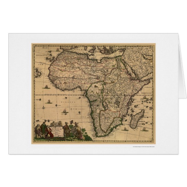 Africa Map 1688 (Front Horizontal)