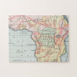 AFRICA: MAP, 1894 JIGSAW PUZZLE