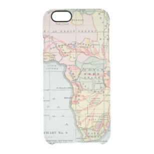 AFRICA: MAP, 1894 CLEAR iPhone 6/6S CASE