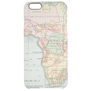 AFRICA: MAP, 1894 CLEAR iPhone 6 PLUS CASE