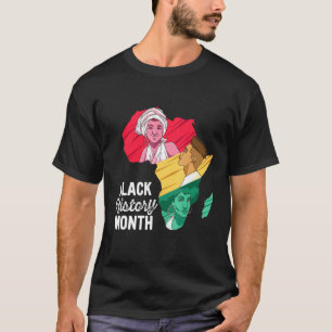 Africa Map Black History Month Men Women T-Shirt