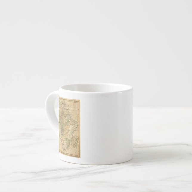 Africa  Map by Worcester Espresso Cup (Front Left)