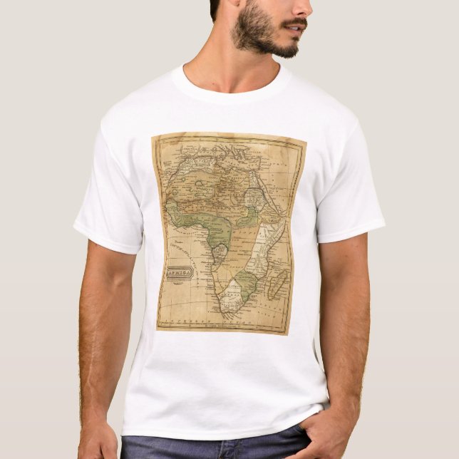 Africa  Map by Worcester T-Shirt (Front)