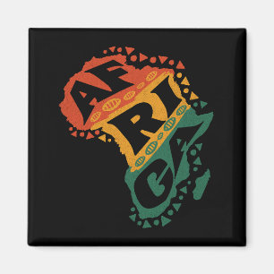 Africa map magnet