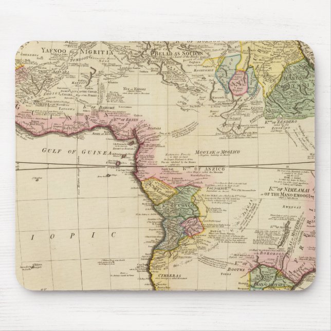 Africa map mouse pad (Front)