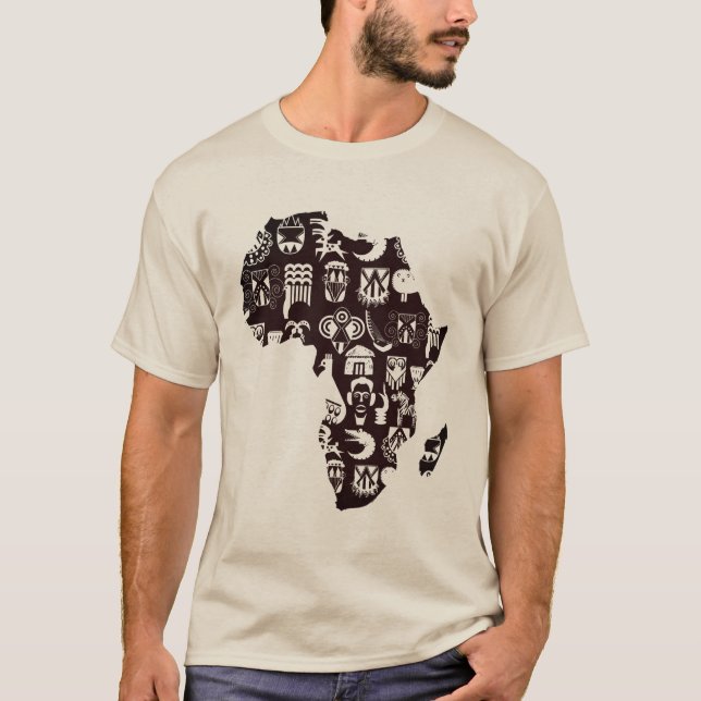 Africa Map T-Shirt (Front)