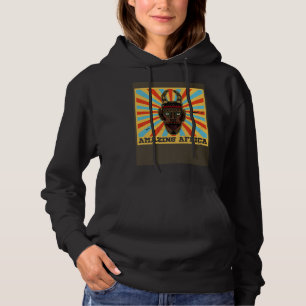 Africa Mask African Afro History Reggae Melanin  6 Hoodie