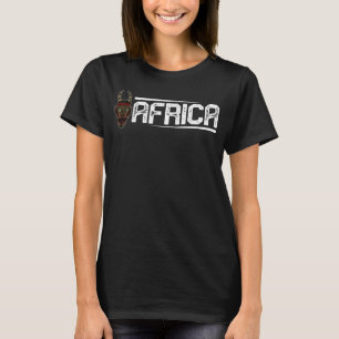 Africa Mask African Afro History Reggae Melanin 7 T-Shirt
