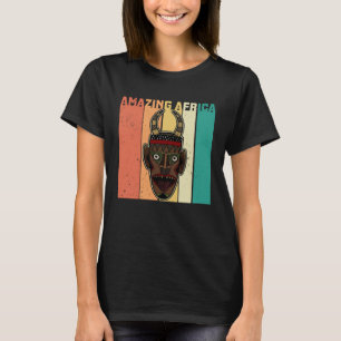 Africa Mask African Afro History Reggae Melanin T-Shirt
