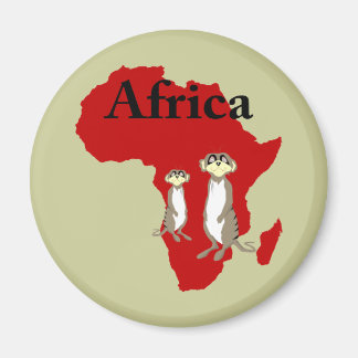 Africa meerkats magnet