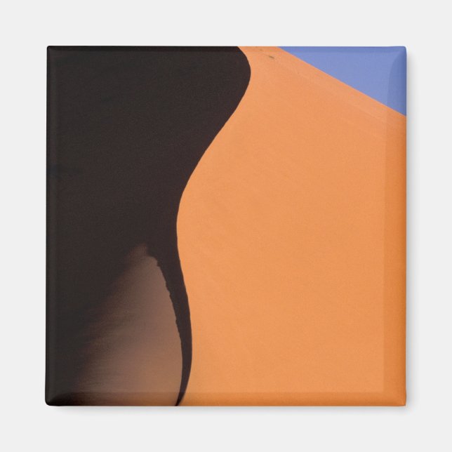 Africa, Namibia, Evening light on dunes, Magnet (Front)