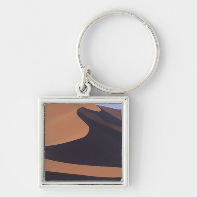 Africa, Namibia, Namib Desert. Sossusvlei. Key Ring (Front)