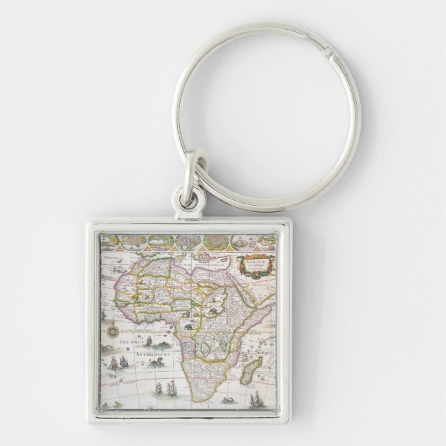 Africa Nova, c.1617 Key Ring (Front)