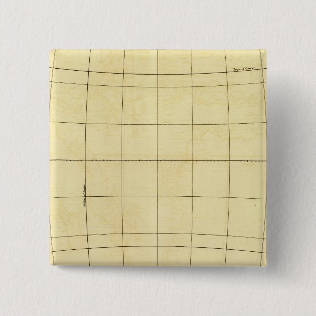 Africa Outline 15 Cm Square Badge (Front)