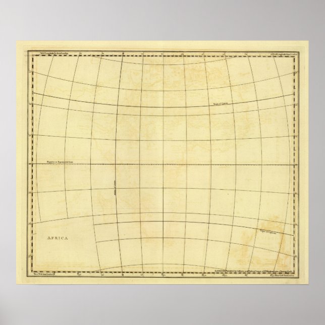 Africa Outline Poster (Front)