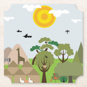 Africa Paper Coaster