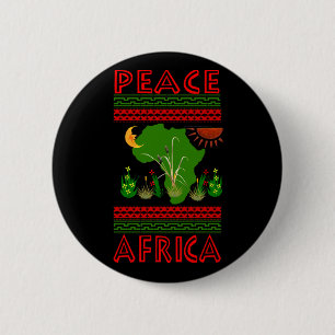 Africa Peace 6 Cm Round Badge