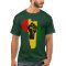 Africa Rasta Black Fist Dark Coloured T-Shirt