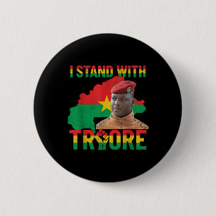 Africa Resistance Thomas Sankara Burkina Faso Ibra 6 Cm Round Badge