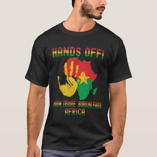Africa Resistance Thomas Sankara Burkina Faso Ibra T-Shirt (Front)