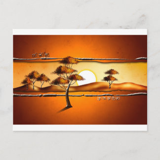 Africa retro vintage style gifts 11 postcard