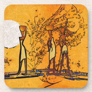 Africa retro vintage style gifts coaster