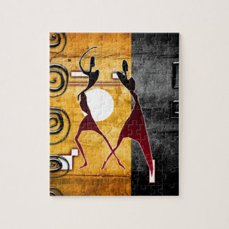 Africa retro vintage style gifts jigsaw puzzle
