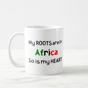africa roots coffee mug