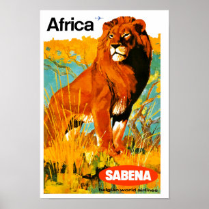 Africa ~ Sabena Poster