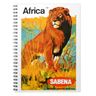 Africa ~ Sabena Spiral Notebook