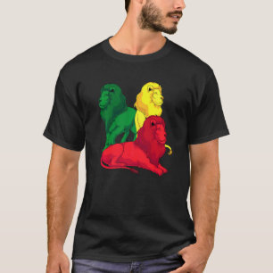 Africa Safari Animal King Zoo Animal Colourful Li T-Shirt