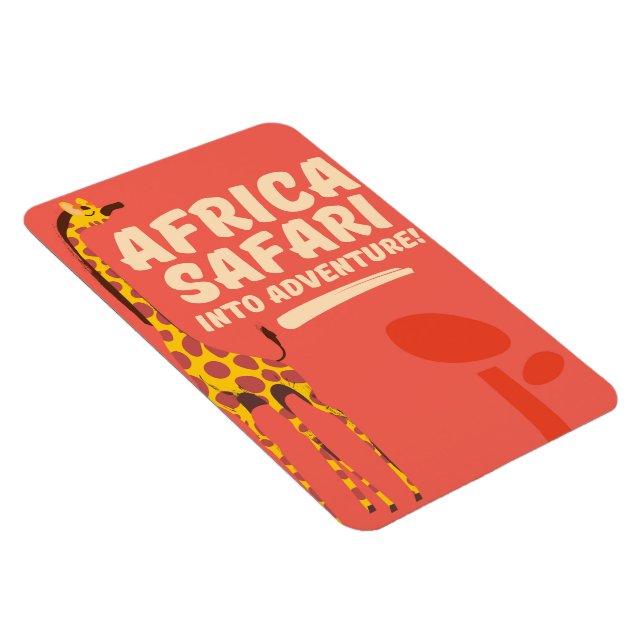 Africa Safari Into Adventure! Magnet (Right Side)