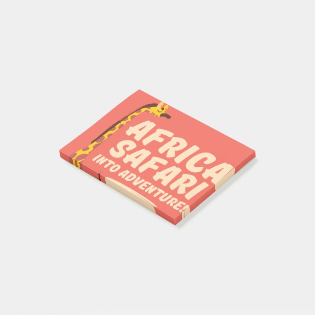Africa Safari Into Adventure! Post-it Notes (Angled)