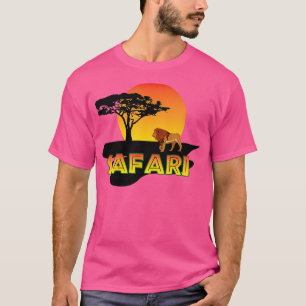 Africa Safari Lion Sunset T-Shirt