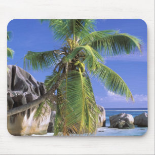 Africa, Seychelles, La Digue Island. Granite 2 Mouse Pad