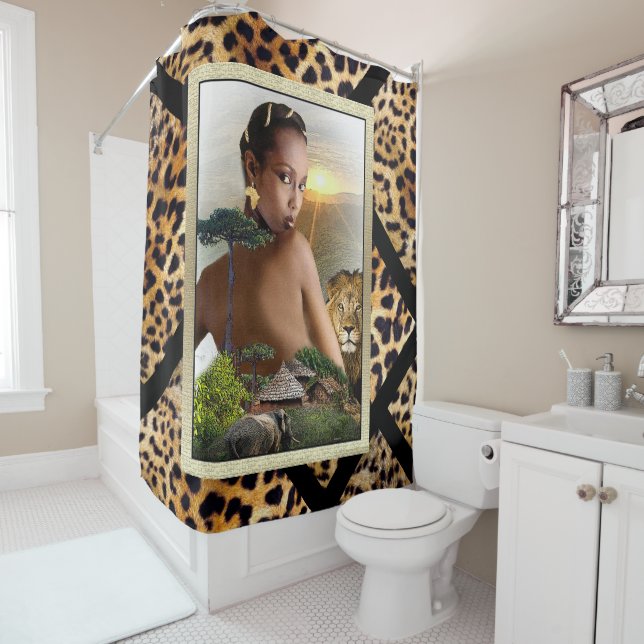 Africa Shower Curtain (In Situ)