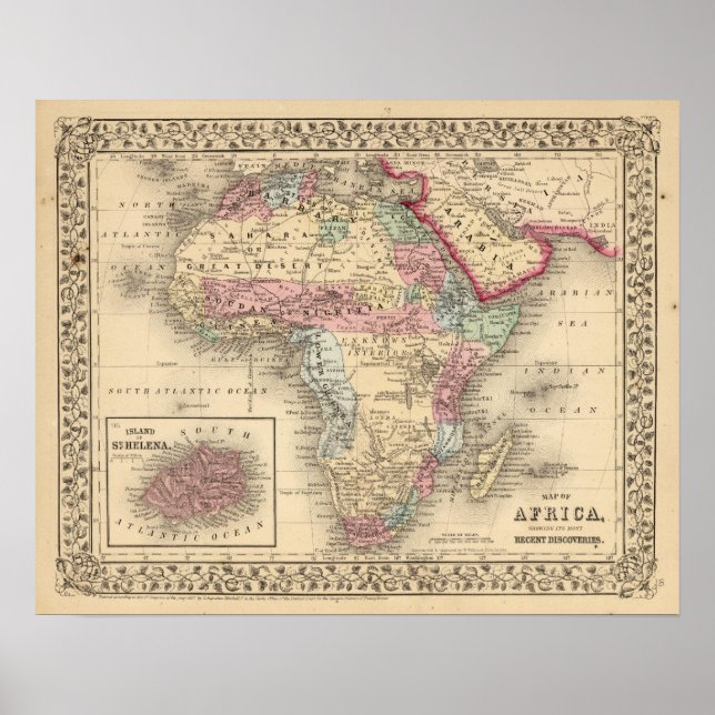 Africa St Helena Poster (Front)