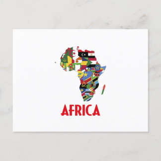 Africa States Postcard