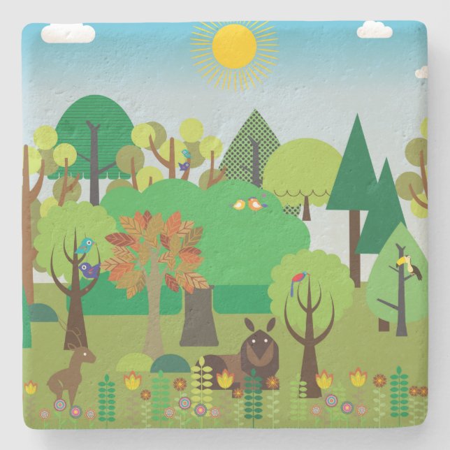 Africa Stone Coaster (Front)