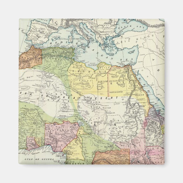 Africa, Suez Canal Magnet (Front)